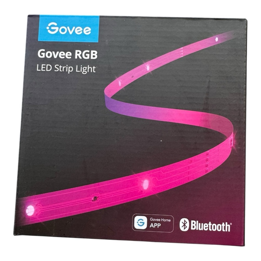 NWT Govee 100ft LED Strip Lights, Bluetooth RGB Lights, App Control, Music Sync - Picture 10 of 16